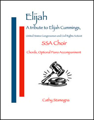 Elijah - A Tribute to Elijah Cummings SSA choral sheet music cover Thumbnail
